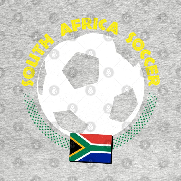 South Africa Soccer Football Bafana by BraaiNinja